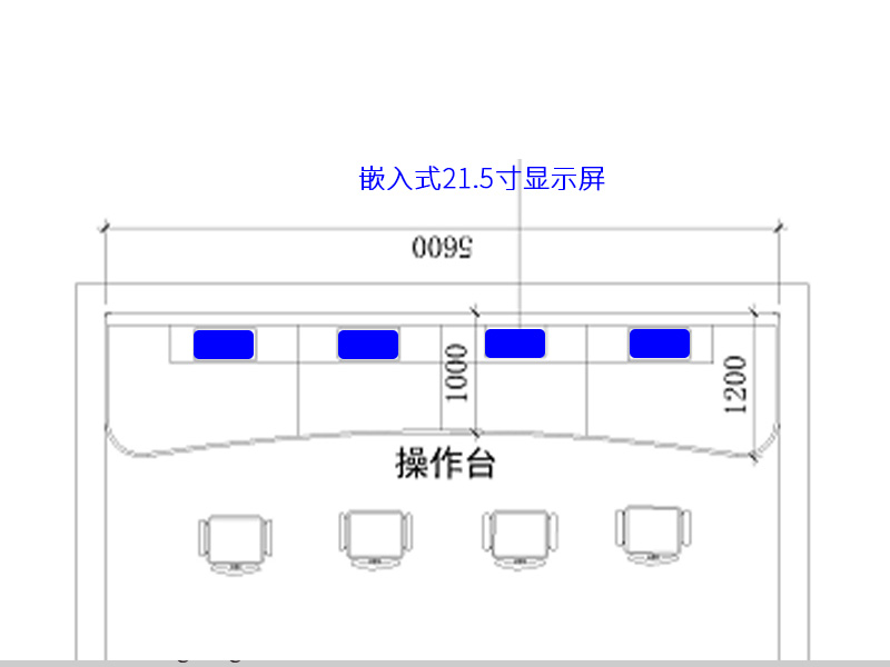 四川眉山水文局監(jiān)控操作臺(tái)訂購(gòu)信息-融恒特科技